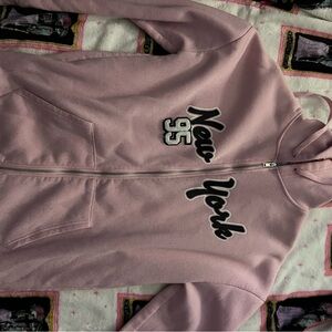 Pink New York 95 Hoodie